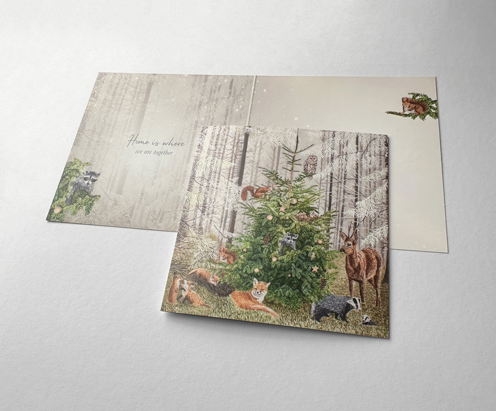 Sinas Herzfarben · Malerei & Illustrierte Grußkarten