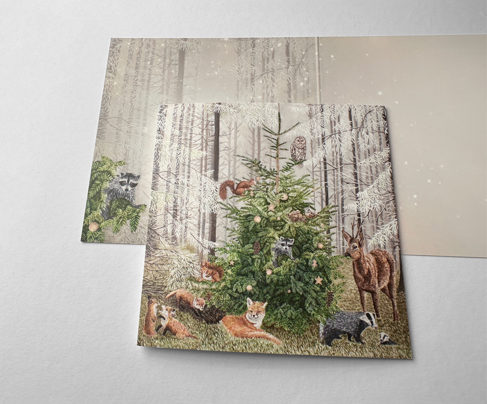 Sinas Herzfarben · Malerei & Illustrierte Grußkarten