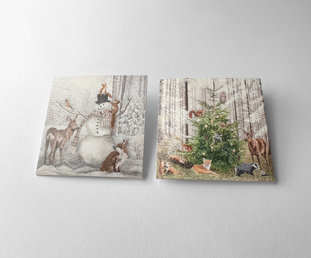 Sinas Herzfarben · Malerei & Illustrierte Grußkarten