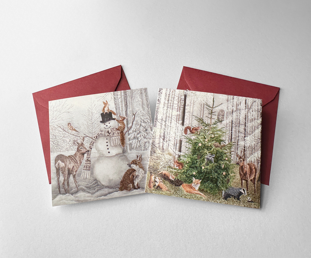 Sinas Herzfarben · Malerei & Illustrierte Grußkarten