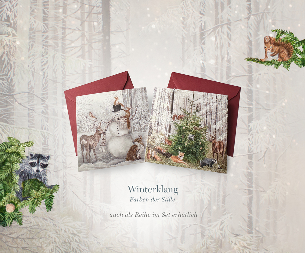 Sinas Herzfarben · Malerei & Illustrierte Grußkarten