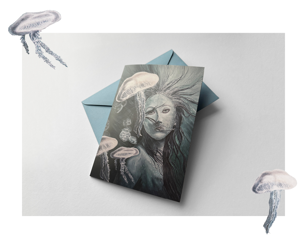 Sinas Herzfarben · Malerei & Illustrierte Grußkarten