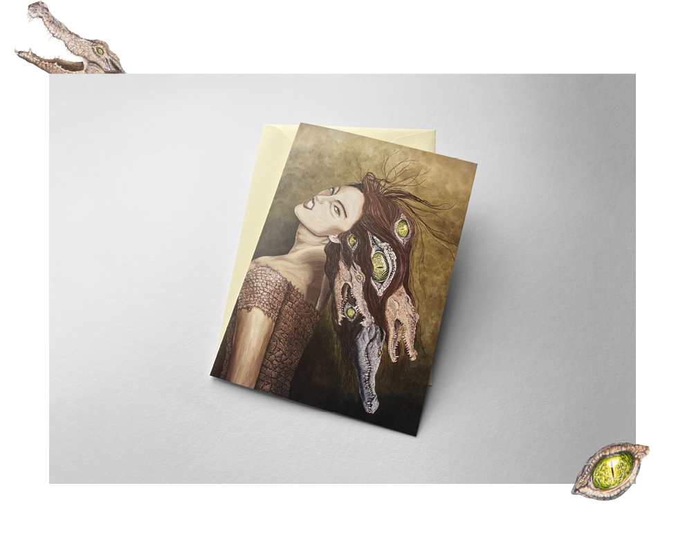 Sinas Herzfarben · Malerei & Illustrierte Grußkarten