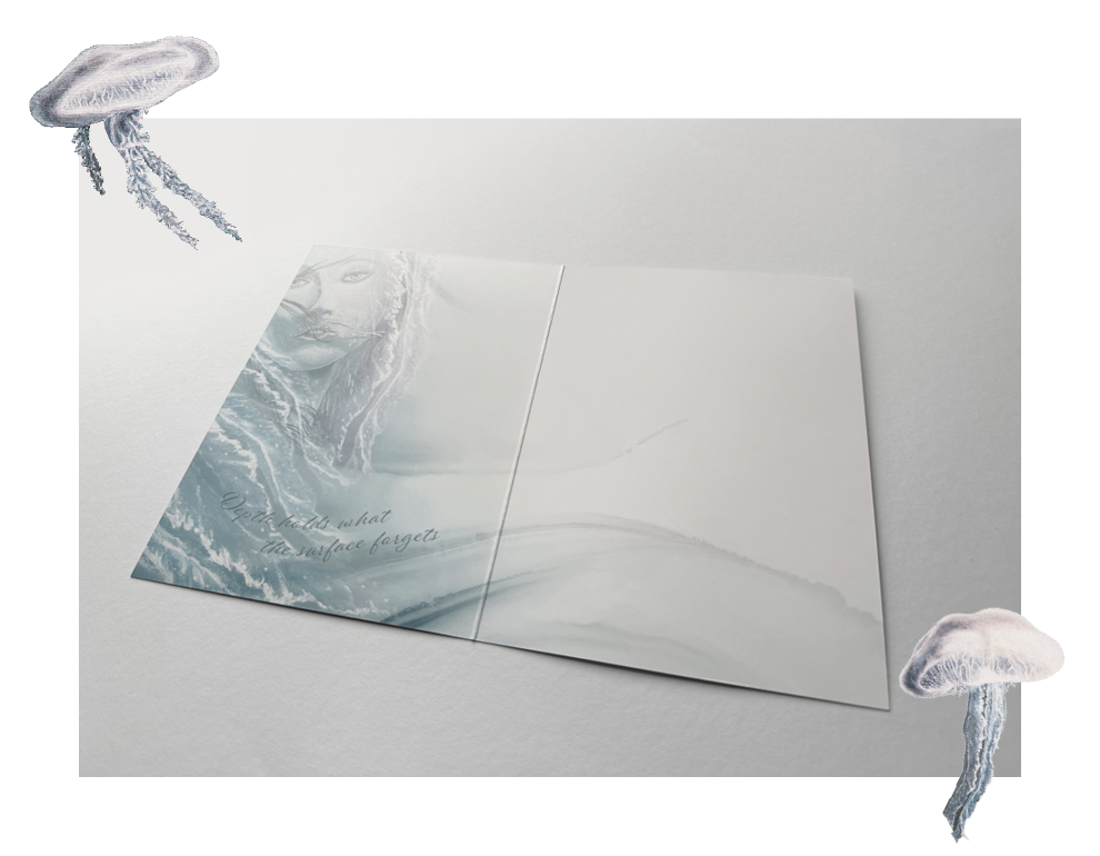 Sinas Herzfarben · Malerei & Illustrierte Grußkarten