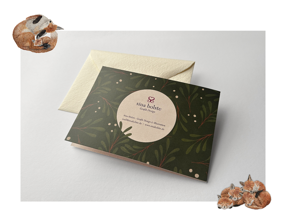 Sinas Herzfarben · Malerei & Illustrierte Grußkarten