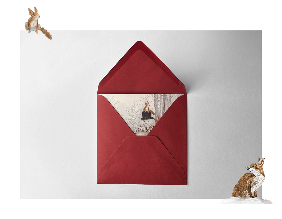 Sinas Herzfarben · Malerei & Illustrierte Grußkarten