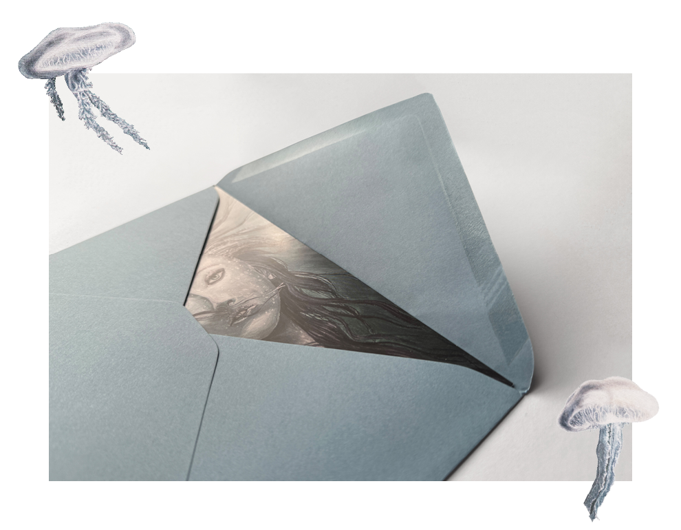 Sinas Herzfarben · Malerei & Illustrierte Grußkarten