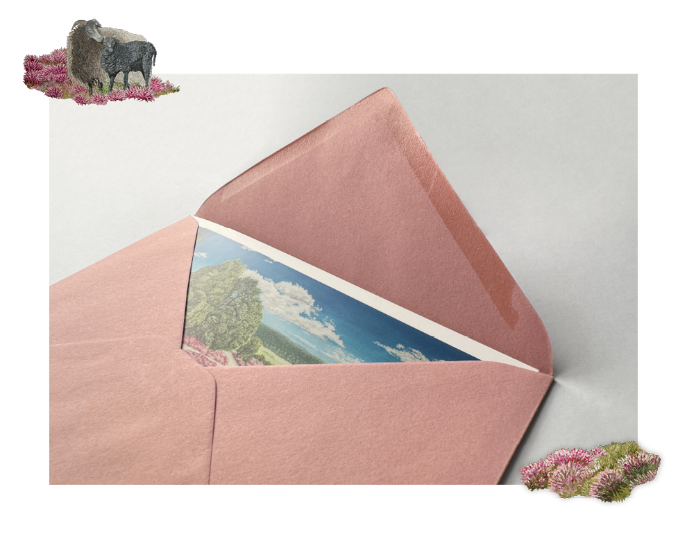 Sinas Herzfarben · Malerei & Illustrierte Grußkarten