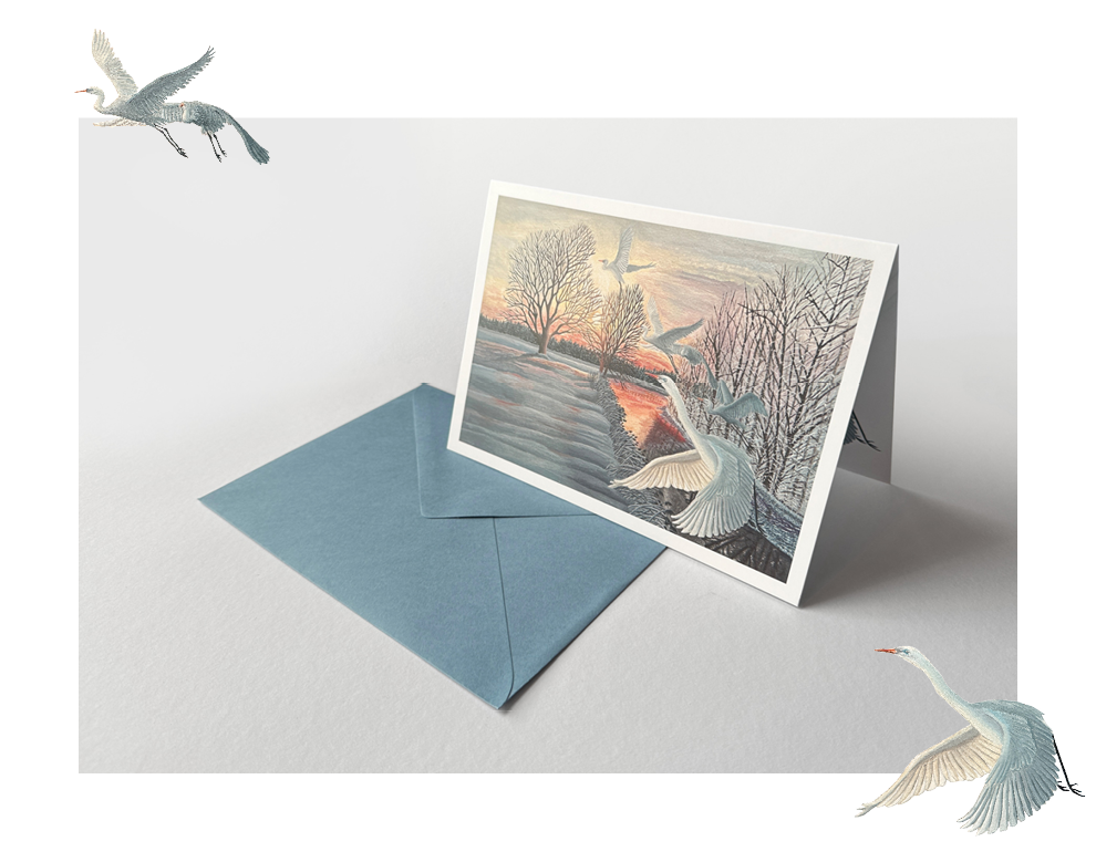 Sinas Herzfarben · Malerei & Illustrierte Grußkarten