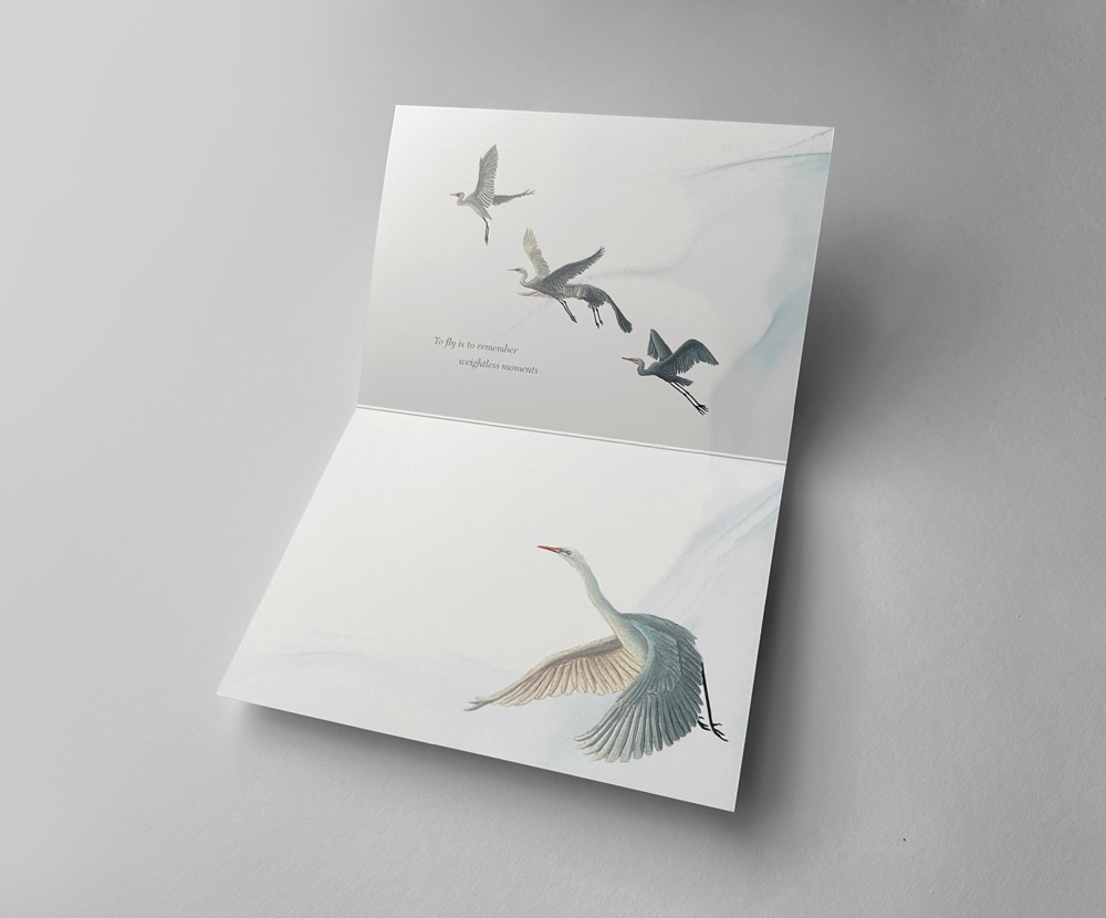 Sinas Herzfarben · Malerei & Illustrierte Grußkarten