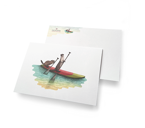 Sinas Herzfarben · Malerei & Illustrierte Grußkarten