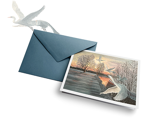 Sinas Herzfarben · Malerei & Illustrierte Grußkarten