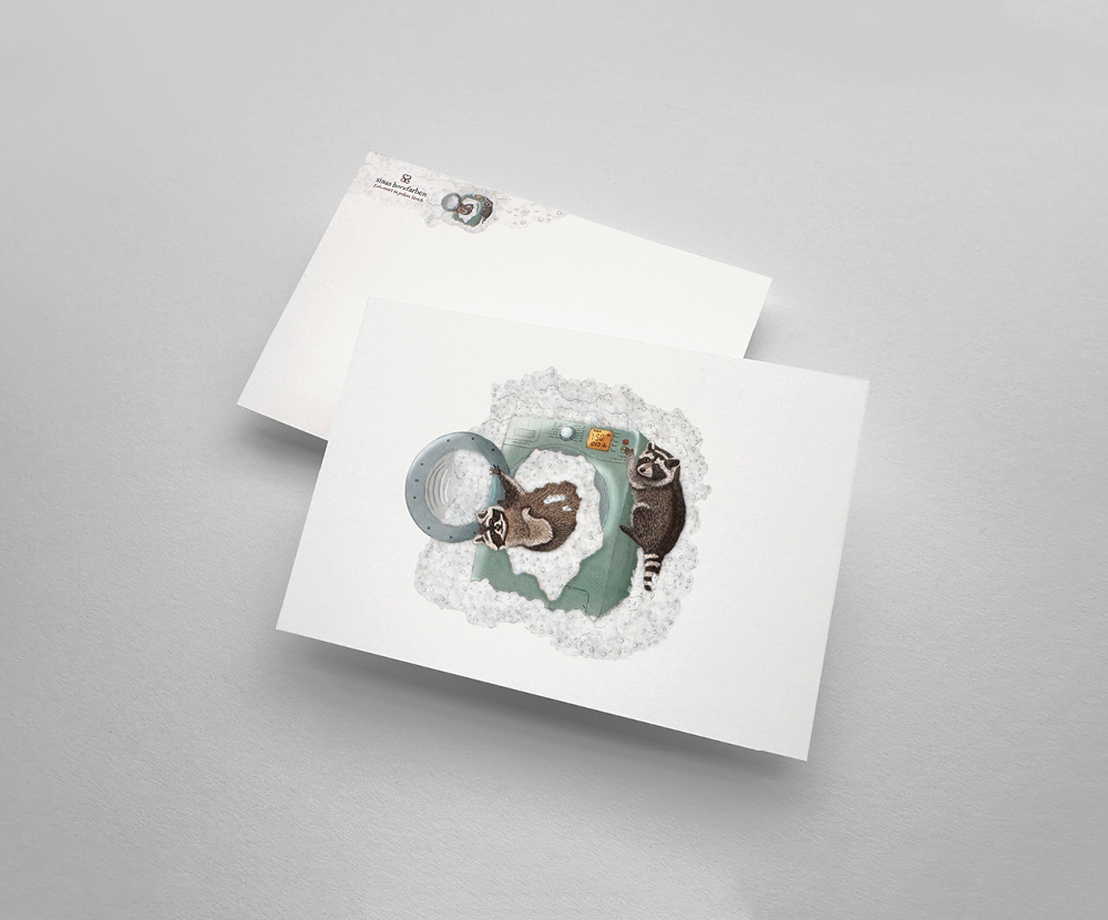 Sinas Herzfarben · Malerei & Illustrierte Grußkarten