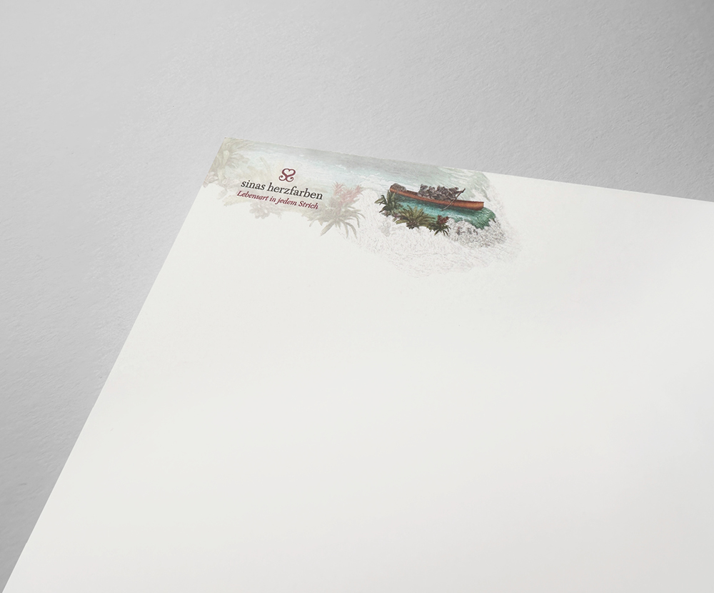 Sinas Herzfarben · Malerei & Illustrierte Grußkarten