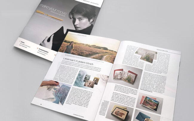 Sinas Herzfarben · Malerei & Illustrierte Grußkarten