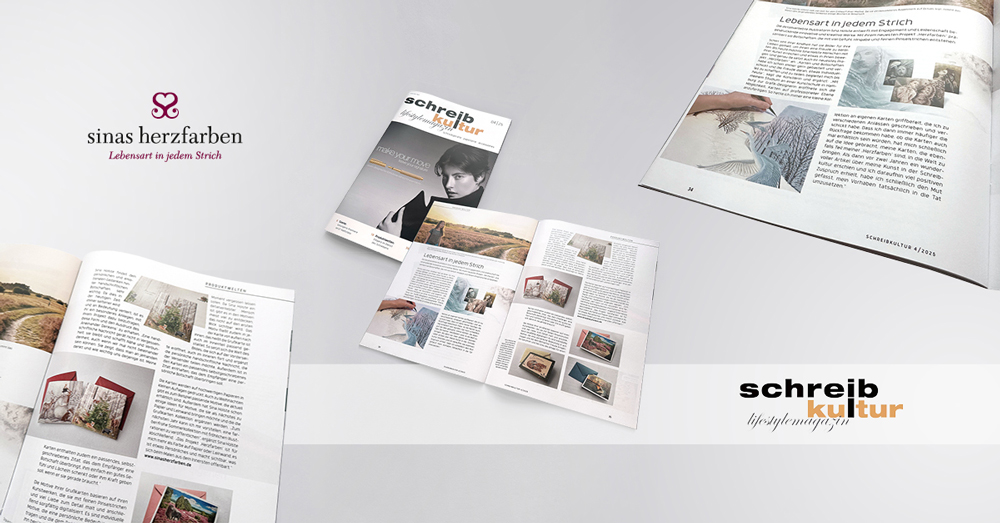 Sinas Herzfarben · Malerei & Illustrierte Grußkarten